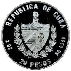 20 Pesos 40th. Moncada Anniversary