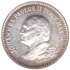 Token - Visit Pope John Paul II to Strasbourg