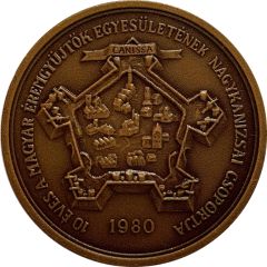 Medal - 10 years old the Nagykanizsa group