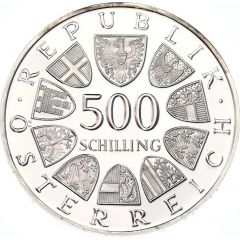 500 Schilling Parliament Building