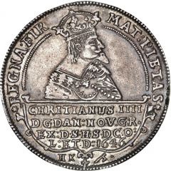 1 Speciedaler - Christian IV Bust type IIa