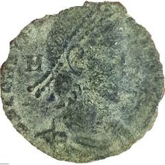 Nummus - Constantius II M behind bust, FEL TEMP REPARATIO, Lugdunum