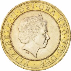 2 Pounds - Elizabeth II 4th portrait, Gunpowder Plot