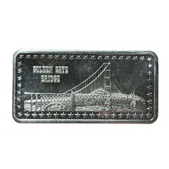 1 Oz Silver - Hamilton Mint Golden State Bridge