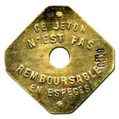 Bon pour un trajet de 25 Centimes OTL Lyon 69