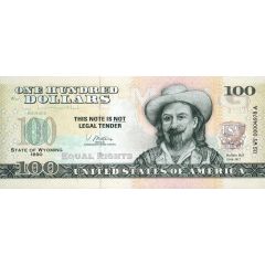100 Dollars - State of Wyoming