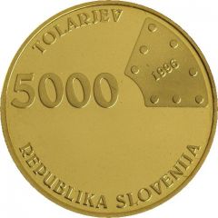 5000 Tolarjev First Railway in Slovenia
