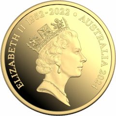 20 Cents - Elizabeth II 3rd Portrait; In the name of - Platypus; Raphael Maklouf Obverse; Gold Proof