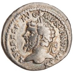Denarius - Septimius Severus P MAX TR P VIII COS II P P, Fides