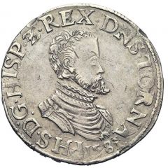1/2 Ecu `Philippe` - Philip II Bust right