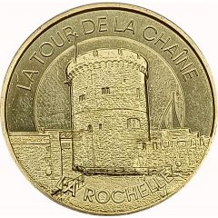 Jeton touristique - Monnaie de Paris - La Rochelle - La tour de la Chaîne