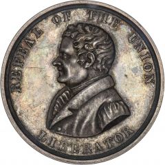 Medalet - Victoria Repeal of the Union, silver