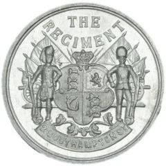 Award The Regiment; white metal