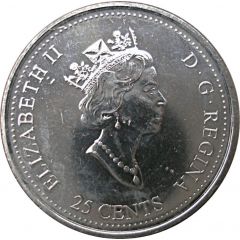 25 Cents - Elizabeth II Achievement