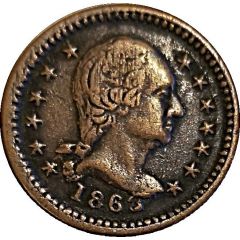 Civil War Token - Glaubrecht`s Washington / Union