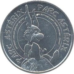 Monnaie de Paris Tourist Token - Parc Astérix Paris Astérix sur son menhir