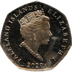 50 Pence - Elizabeth II King Penguin