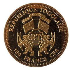 100 Francs CFA Pope Jean-Paul II