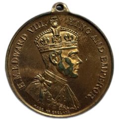 Medal - Proposed Coronation of Edward VIII 1937