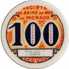100 francs - Casino de Monte-Carlo