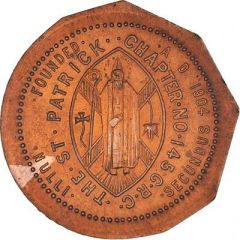 Masonic Penny - St. Patrick Chapter No. 145 Toronto, Ontario