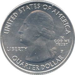 1/4 Dollar `Washington Quarter` Bombay Hook National Wildlife Refuge, Delaware