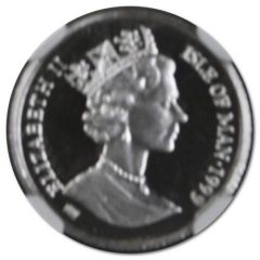 1/25 Crown - Elizabeth II Blue British Short Hair Cat; Platinum