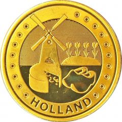 Medal - Windmill, Cheese, Tulips and Clogs Holland Nederland Pays-Bas