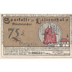 75 Pfennig Sparkasse