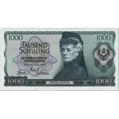 1000 Schilling Bertha von Suttner