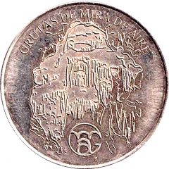 Portuguese Heritage Collectors Coin - Grutas de mira de aire
