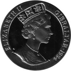 21 ECUs - Elizabeth II Europa on a Bull