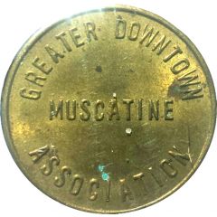 Parking Token - Greater Downtown Muscatine Muscatine, Iowa