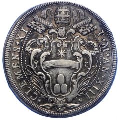 1 Piastra - Clemente XI