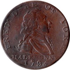1/2 Penny Middlesex - National Series / Duke of York