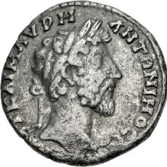 Drachm - Marcus Aurelius ΥΠΕΡ ΝΙΚΗϹ ΤΩΝ ΚΥΡΙΩΝ ϹΕ