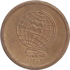 Token - MMC Milano Italy Blank, 26.8 mm