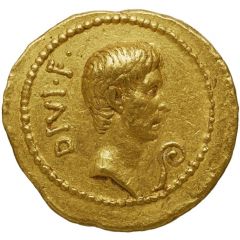 Aureus - Octavian DIVI·F / Q·VOCONIVS VITVLVS DESIG S C