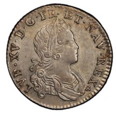 ⅙ Ecu - Louis XV