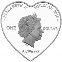 1 Dollar - Elizabeth II Love is Forever