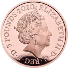 5 Pounds - Elizabeth II The Infamous Prison, Gold Proof