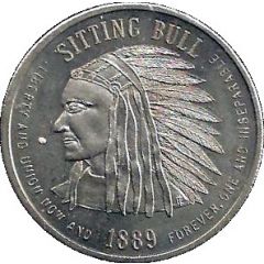 Token - State of North Dakota Sitting Bull
