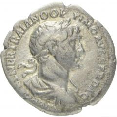 Denarius - Trajan P M TR P COS VI P P S P Q R, Felicitas