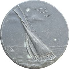 Championship sailing award medal - Hungarian Sailing Association