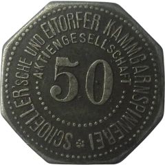50 Pfennigs - Eitorf Schoeller`sche und Eitorfer Kammgarnspinnerei