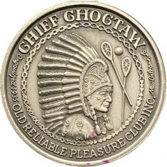 Mardi Gras Token - Chief Choctaw Movie Magic and Madness and, New Orleans, Louisiana
