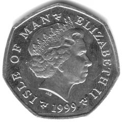 50 Pence - Elizabeth II TT Motorcycle Races