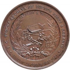 Railway inauguration Buenos Aires-Rosario