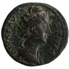 As - Faustina the Elder AVGVSTA S C, Vesta