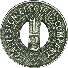 1/2 Fare - Galveston Electric Company Galveston, Texas
